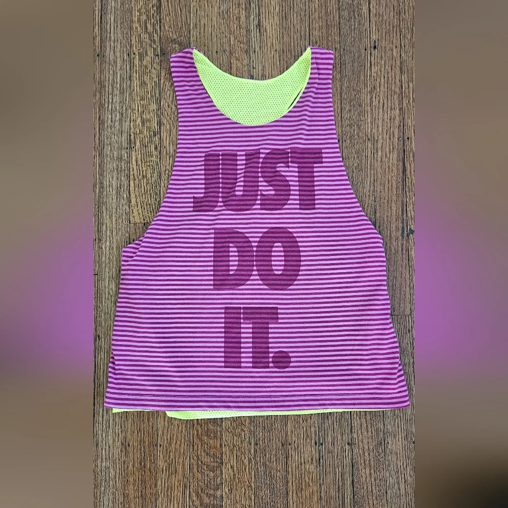 Nike Reversible Just Do It Tank Top Size S/M